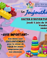 Joujouthèque de juin