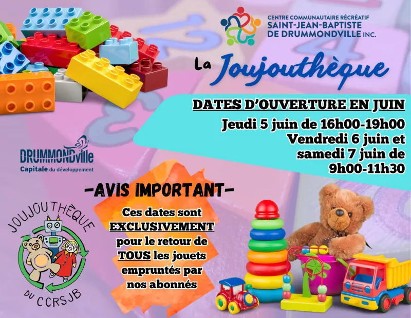 Joujouthèque de juin