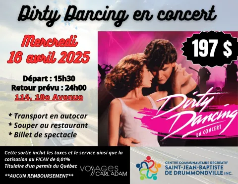 Dirty dancing en concert