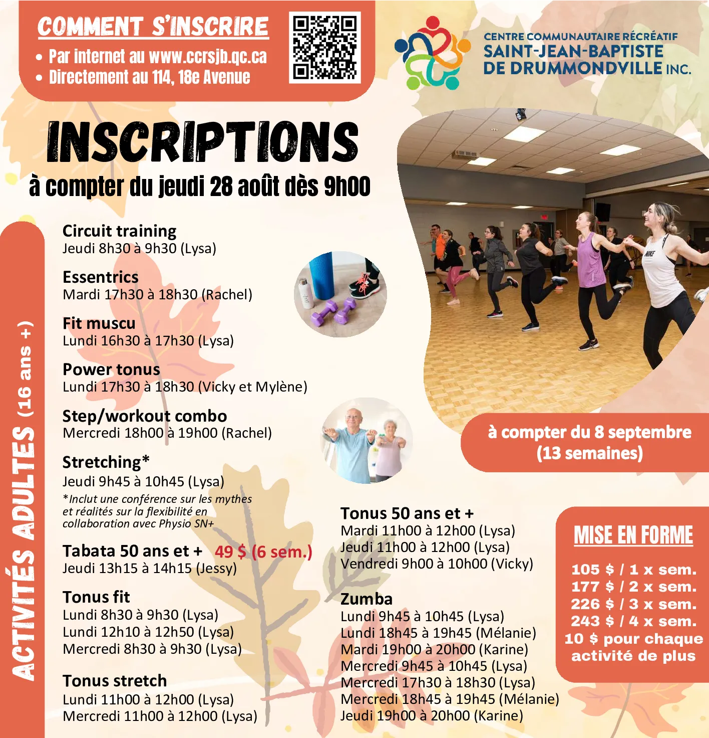 Programmation Automne 2025